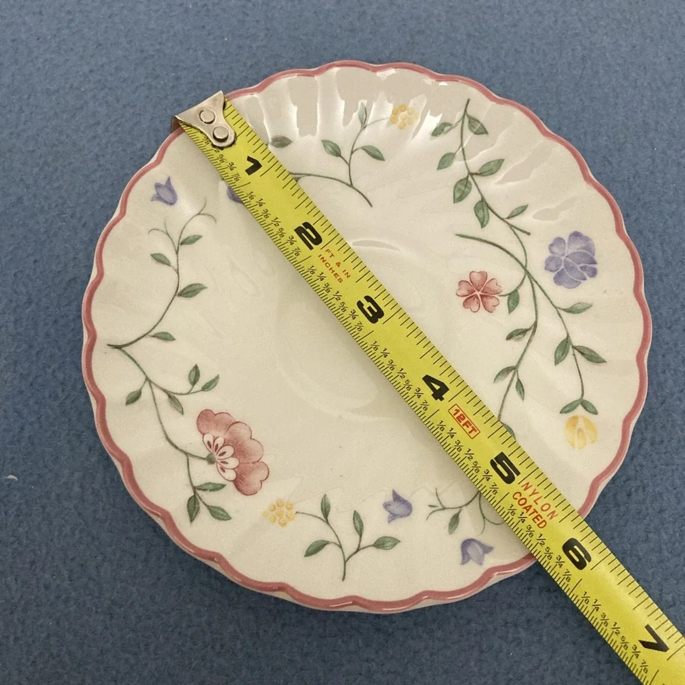 Johnson Brothers England Summer Chintz Tea Cups‎ & Saucers - Set of 2